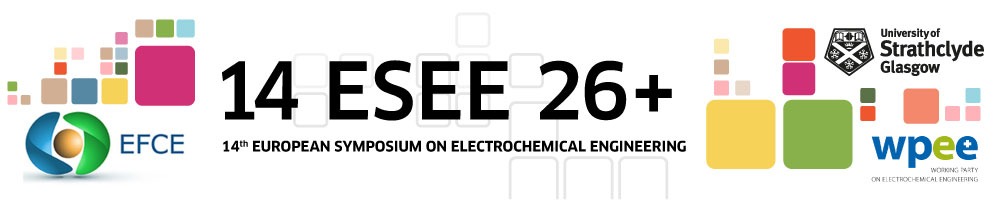 Banner for the 14th European Symposium on Electrochemical Engineering